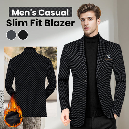 🎉Black Friday Series - Vroege Vogelprijs💖 Slim-fit Casual Suit Jacket voor heren【Comfortabel en warm】