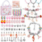 💫 NU 50% KORTING! 🎁 Set voor het maken van bedelarmbanden - inclusief kralen en gereedschap, creatief plezier voor kinderen/volwassenen, perfect cadeau-idee 👧📦