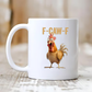 🔥LAATSTE DAG UITVERKOOP 50% KORTING!!🏆Flash Sale⚡ 50.000+ VERKOCHT! Bijna uitverkocht-💥F-Caw-F Grappige kippenmok
