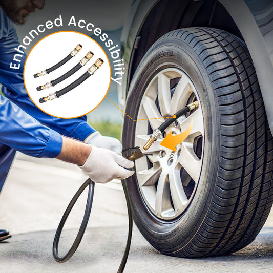 🔥Universele Flexibele Ventielverlengers voor Auto, Motorfiets, RV, Vrachtwagen, Fiets, Scooter