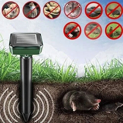 Répulsif antiparasitaire à ultrasons à énergie solaire - Achetez-en 2, obtenez-en 2 gratuits