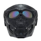 Schedel-horrorhelm-masker - 50% KORTING
