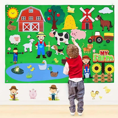 🎁 Kerstspecial 50% KORTING 🎅🎄 Interactief viltbord voor kinderen