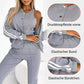 ✨2025 Uitverkoop 50% Korting✨Driedelige baseballjack- en broekset voor dames ⚾🧥