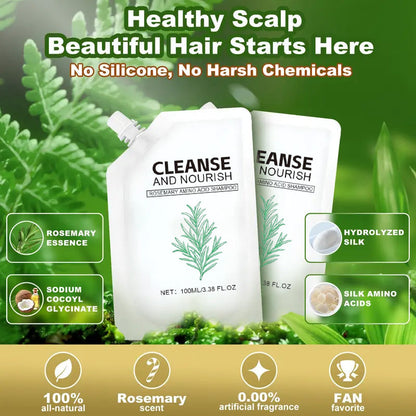 Verfrissende, gladde en glanzende haarshampoo