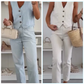 💥Elegante mouwloze top en broekset voor dames