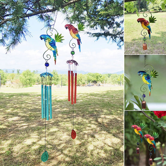 Zomeruitverkoop nieuwe producten 49% korting🔥Parrot Wind Chime Hanging Decor