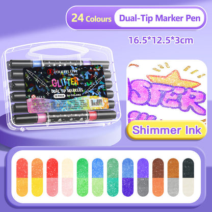 🔥Hot Sale 50% KORTING🎁Glittermarker met dubbele punt