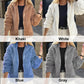 [Warm Winter Cadeau] Dames Mode Wollen Fleece Jas met Capuchon
