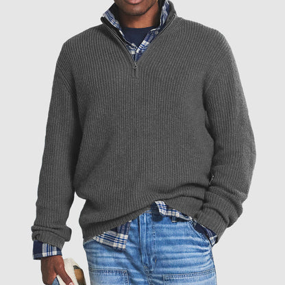 Nieuw product 49% korting 🔥Men's Business Casual Sweater met rits