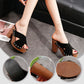 Women's Platform Chunky High-heeled Slippers🥰🥰💖HOT SALE-49% KORTING