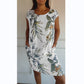🌷2025 Hete verkoop - 50%korting🍀Jurk met ronde hals en botanische print voor dames
