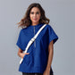 Zomeruitverkoop 49% korting🔥2024 Oversized casual pullover-tops met korte rits en korte mouwen en zakken