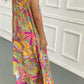 🌈49% korting🌼 Mouwloze lange jurk met print