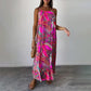 🌈49% korting🌼 Mouwloze lange jurk met print