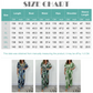Zomeruitverkoop 50% korting🔥Dames zomerse modieuze bodysuit met bladerenprint in grote maten en elastische taille