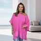 Zomeruitverkoop 49% korting🔥Loose Pleated Off Shoulder Blouses for Women