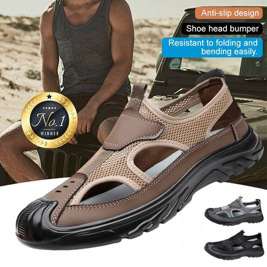 (Halve prijs promotie) Lichtgewicht sandalen met zachte zool en holle mesh