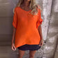 Zomer beperkte tijd 49% korting✨🔥T-shirt met oversized V-hals voor dames