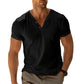Zomer beperkte tijd 49% korting✨🔥Henley-shirt voor heren met V-hals