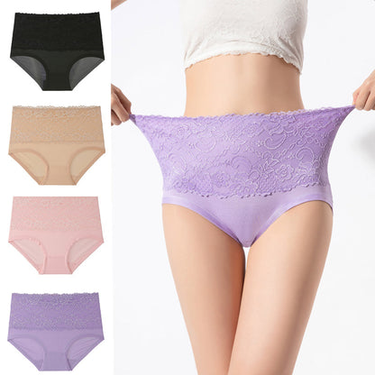 Koop er 5, krijg er 5 gratis🔥🍃Grote maten slipje voor dames met hoge taille