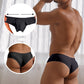 Effen kleur ademende herenslip met lage taille【Koop 5, krijg er 2 gratis】