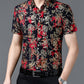 Nieuw product 49% korting 🔥GROTETrendy patroon ademend shirt met korte mouwen voor heren