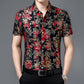 Nieuw product 49% korting 🔥GROTETrendy patroon ademend shirt met korte mouwen voor heren