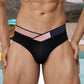 Sexy herenslip met lage taille en diepe V