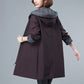 Zomer uitverkoop 49% korting🍃🔥Herfst trenchcoat met capuchon voor dames