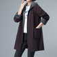 Zomer uitverkoop 49% korting🍃🔥Herfst trenchcoat met capuchon voor dames