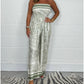 Strapless geplooide jumpsuit met print🥰2024 NIEUW-49% KORTING🥰