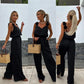 💖Mouwloze jumpsuit met wijde pijpen voor dames
