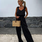 💖Mouwloze jumpsuit met wijde pijpen voor dames