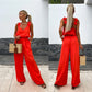 💖Mouwloze jumpsuit met wijde pijpen voor dames