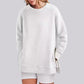 Nieuw product hete verkoop 49% korting❤️‍🔥Losvallende sweatshirt met lange mouwen en ritsen aan de zijkant