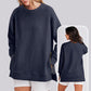 Nieuw product hete verkoop 49% korting❤️‍🔥Losvallende sweatshirt met lange mouwen en ritsen aan de zijkant