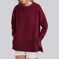 Nieuw product hete verkoop 49% korting❤️‍🔥Losvallende sweatshirt met lange mouwen en ritsen aan de zijkant