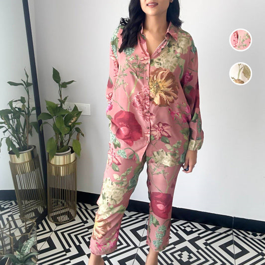 🌸Speciale prijs🌸  Casual Bloemenprint Tweedelig Set