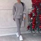 🎁Nieuw product 50% korting 💖Casual dames Sweatshirt Leggingset