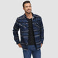 Heren Sherpa Overhemd Fleece Gevoerd Flanellen Overhemdjas met 3 Zakken Casual Geruite Winterjas met Knoop