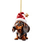🎄 7 stuks 🐶 Kerstboomornament voor hond✨Hangende hondenornamenten