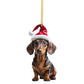 🎄 7 stuks 🐶 Kerstboomornament voor hond✨Hangende hondenornamenten