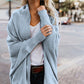 💕VROUWEN BATWING KABEL GEBREIDE SLOUCHY OVERSIZED CARDIGAN TRUI