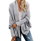 💕VROUWEN BATWING KABEL GEBREIDE SLOUCHY OVERSIZED CARDIGAN TRUI