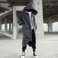 Unisex long-sleeve nazgul long coat with hood