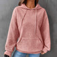 Nieuwe productpromotie 49% korting🔥Dames-Wafel Hoodie met Zak