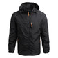 Klimveldjas Winddichte bovenkleding voor heren Waterdichte softshell tactische jas