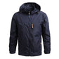 Klimveldjas Winddichte bovenkleding voor heren Waterdichte softshell tactische jas
