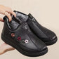 Leren bont mocassins vrouwen mocassins voor oudere vrouwen Zacht Warm